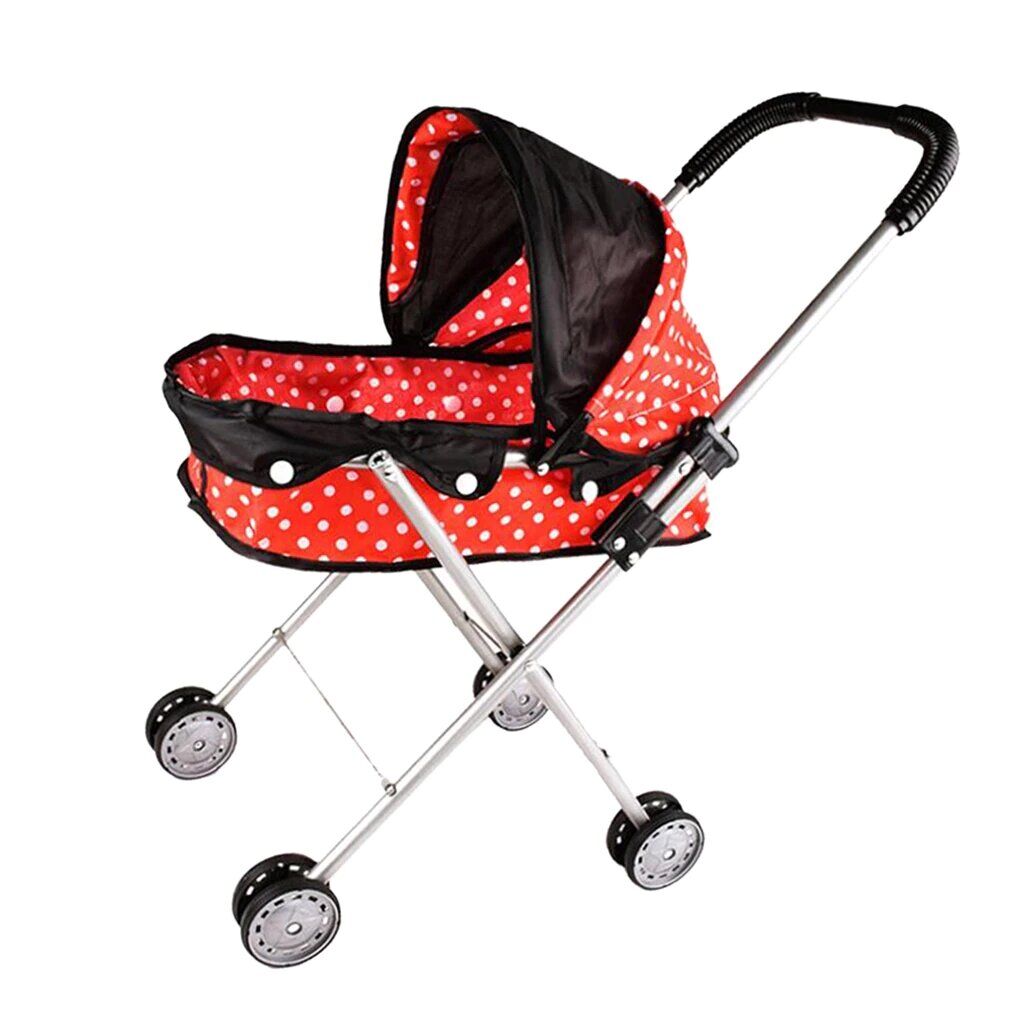 poussettebeberebornmotifscocinelle.jpg - PELUCHE POUPEE